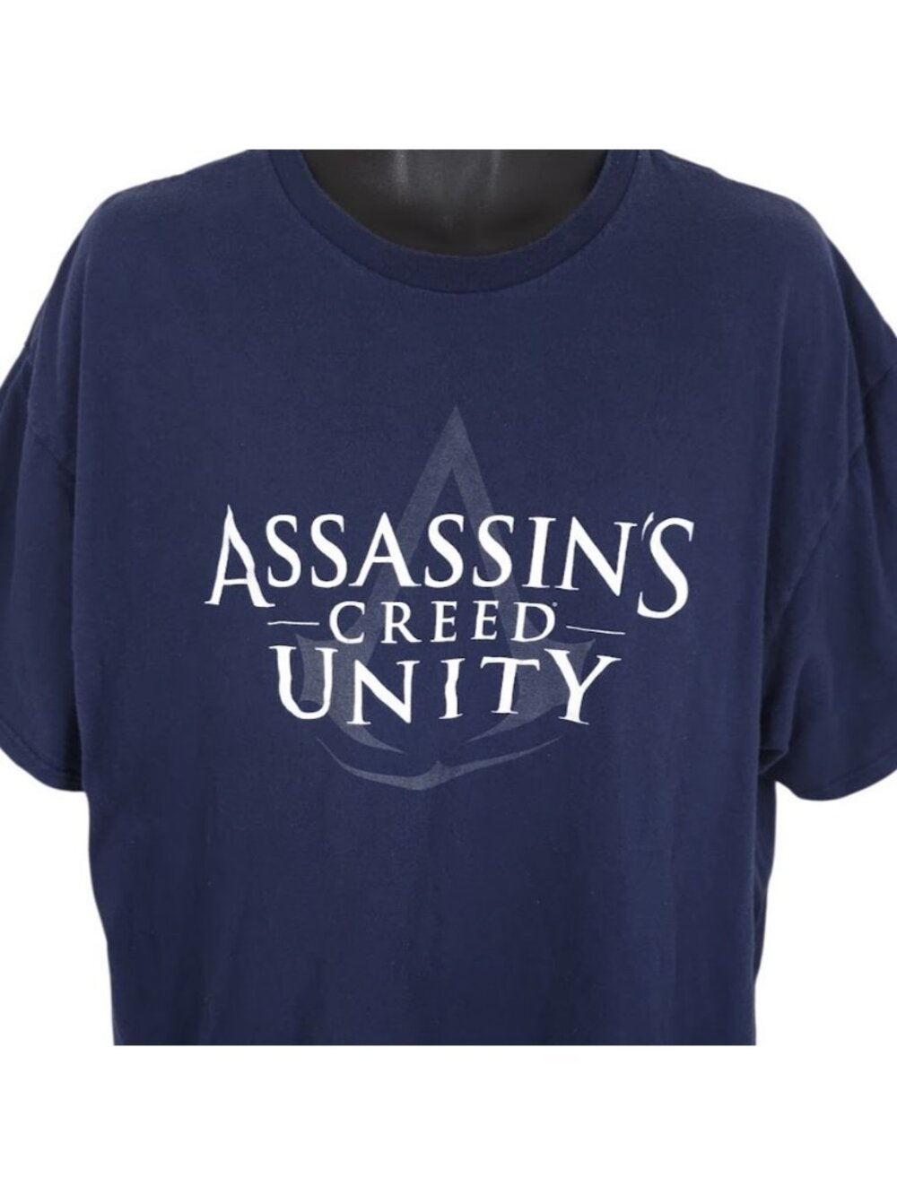 Assassins Creed Unity T Shirt Mens Size 2XL Blue Video Game